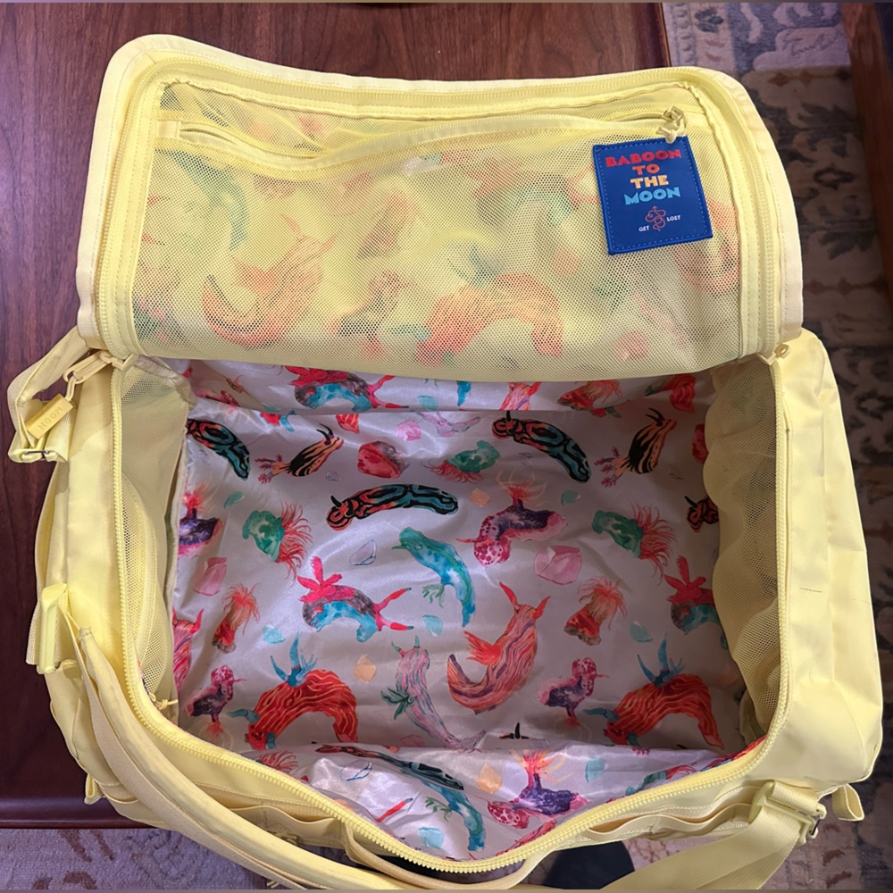 Baboon to the Moon BTTM Small Go-Bag Waterproof Duffel Backpack Neon Yellow